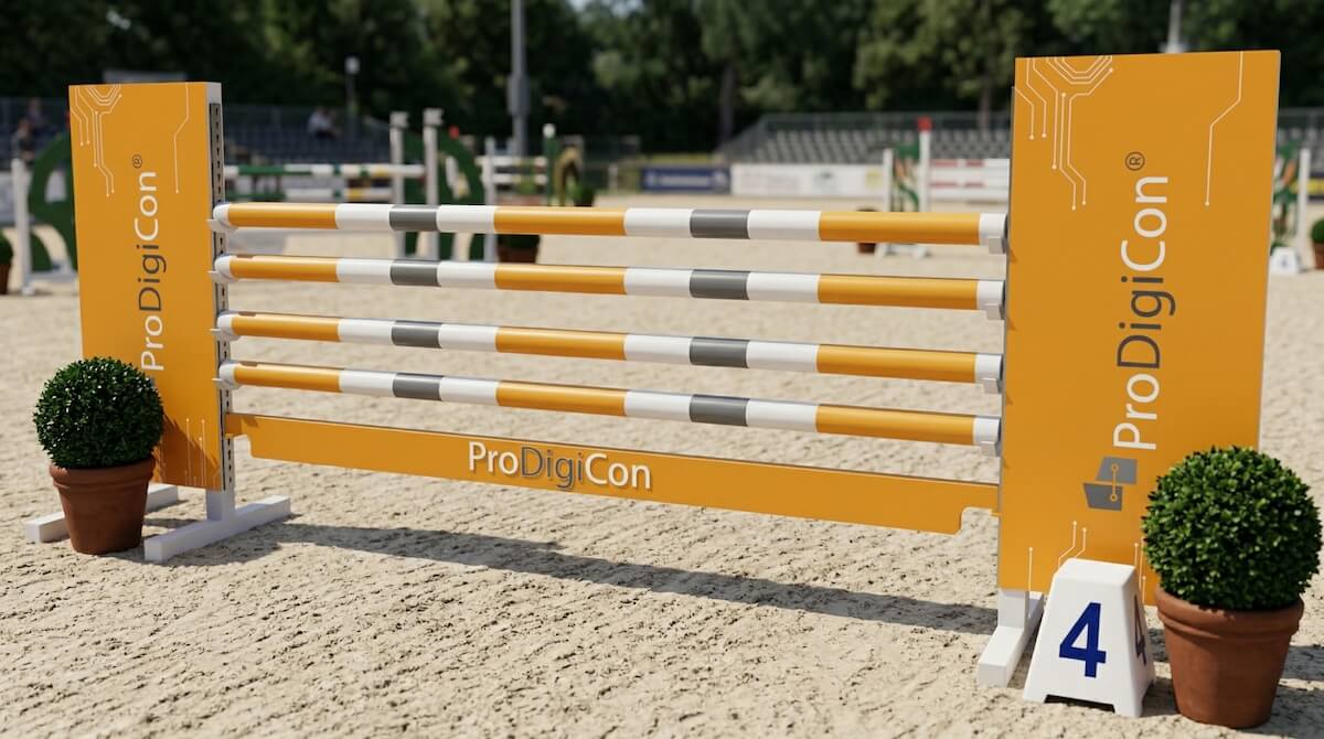 FAIRJUMP.eu Individuelle Werbeständer für den Pferdesport